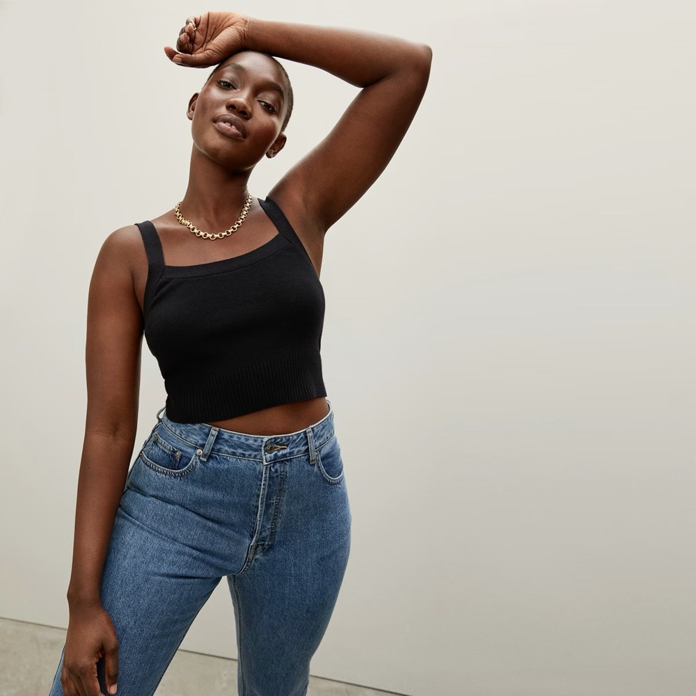 Everlane Cropped Sweater Cami